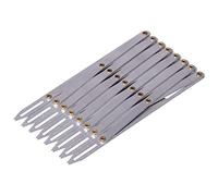 HEEPDD Gauge de Couture en Aluminium, Outil d'espacement de Bouton Réglable pour les Plis et les Rideaux de Bricolage, Mesurer la Règle pour les Projets de Couture, pour les Artisans et les