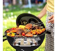 HEEPDD Générateur de Fumée Froide en Acier Inoxydable en Forme de M pour Barbecue, avec Distribution Efficace de la Fumée et Brosse de Nettoyage, 5 à 20 Heures de Fumage à Froid (Couleur assortie)