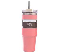 HEEPDD Gobelet isolé, 20oz ou 30oz, Acier Inoxydable Triple isolé avec Couvercle, Paille étanche, Blanc Noir Vert (#10)