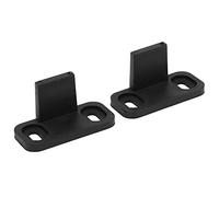 HEEPDD Guide de Sol pour Porte de Grange, Guide Réglable monté au Sol en Plastique pour Portes Coulissantes, avec Fond Non Fendu pour Portes de Grange et Coulissantes