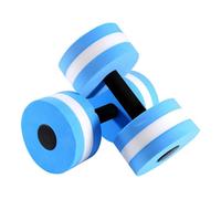 HEEPDD Haltères d'exercice Aquatiques, équipement de Fitness en Mousse Bleue 2PCS, Style Fixe, 10,6 X 5,9 Pouces, 4 Pouces de Poignée de Diamètre Nan