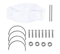 HEEPDD Hamac pour Chat, Lit sur¨¦lev¨¦, Blanc, Lavable, Respirant, Int¨¦Rieur et Ext¨¦Rieur, 43 cm