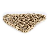 HEEPDD Hamac Triangulaire pour Reptiles, Chaise Longue en Fibre d'herbe Naturelle avec Ventouses pour Dragons Barbus, Caméléons et Serpents (M)