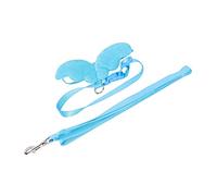HEEPDD Harnais d'oie Réglable, Laisse pour Activités de Plein Air, Idéal pour Les Canards et Les Poules de Compagnie, Petite Taille en Bleu Harnais d'oie Réglable, Canard en Nylon Marchant pour