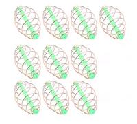 HEEPDD HEEPDD Mangeoires à Ressort pour Pêche à la Carpe, Lanceur d'appât Léger en Métal et Plastique pour Attraper du Poisson, Taille Compacte pour Un Transport Facile 10 Pièces (L) (S)