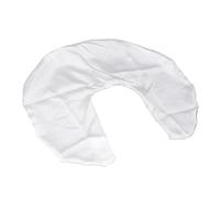 HEEPDD Housse de Coussin d'allaitement en Satin, Matériau Doux et Confortable avec Fermeture éclair, 18,7 Pouces pour les Mamans et les Bébés Qui Allaitent (WHITE)
