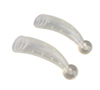 HEEPDD Housse de Protection en Corne de Bovin, Protecteur de Corne de Vache en Silicone Résistant à la Chaleur, Conception Confortable pour Bovins Agressifs, Légère et Flexible, Paire de 24 Cm