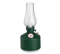 HEEPDD Humidifier Diffuseur USB Rechargeable à Ultrasons avec Lampe à intensité Variable pour Chambre à Coucher Décor de Bureau Relaxant Vintage Lanterne Humidificateur Nan (Olive verte)