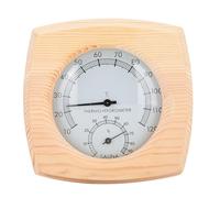 HEEPDD Hygromètre de Salle de Sauna, Sauna Accessoires Compteur d'humidité pour Matériau d'épinette 5,19 Pouces Hauteur Largement Utilisée dans la Salle de de Bain Sweat Salon Hygromètre,