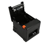 HEEPDD Imprimante d'étiquettes Thermique, Imprimante Thermique Port USB 300mm/s pour Systèmes POS (Prise UE)
