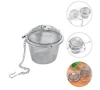 HEEPDD Infuseur à thé Infuseur à Boule de thé, Passoire en Acier Inoxydable pour en Feuilles, 6,5 Cm, avec Chaîne, Rangement de Cuisine au Design Créatif