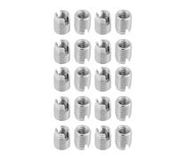 HEEPDD Inserts Filetés M4, Inserts de Taraudage, Kit de Réparation de Filetage de Vis à Bobine Hélicoïdale pour Aluminium, Plastique, Meubles en Bois, Travail des Métaux, Bricolage, Renfort