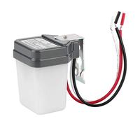 HEEPDD Interrupteur de Commande de Lumière, Capteur de Cellule Photoélectrique de Type Q avec Matériau PC Haute sensibilité et Ignifuge, pour éclairage Automatique D'entrée de Cour de