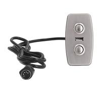 HEEPDD Interrupteur Inclinable, Contrôleur de canapé électrique en Matériau ABS, Chargement USB pour la Maison et la Chambre à Coucher, Installation Facile avec des Composants d'appareils