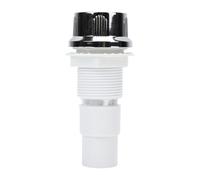HEEPDD Interrupteur Marche/arrêt de Baignoire, Pièces d'élimination des Déchets, Interrupteur de Débit d'eau de Spa, Bouton de Régulation Rond Universel Réglable en PVC avec étanchéité Précise