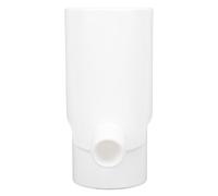 HEEPDD Inverseur de Gouttière Rond de 8 Cm, Système de Collecte d'eau de Pluie pour Tuyau de Descente Standard de 2 X 3 avec Tuyau de 101,6 Cm pour Réutilisation de L'arrosage de (White)