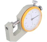 HEEPDD Jauge d'épaisseur à Cadran de Précision Jauge d'épaisseur, Matériau en Acier pour Mesurer les Bijoux en Cuir Plaque Métallique Fil de Film de Papier, 0 à 10 Mm Plage de 0 à 20 Mm Précision