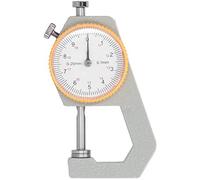 HEEPDD Jauge D'épaisseur, Matériau en Acier avec Cadran et échelle Fine, pour Mesurer le Fil de Film de Papier de Plaque Métallique en Cuir de Bijoux, Plage de 0 à 10 Mm, Précision de 0 (2)