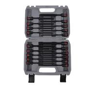 HEEPDD Jeu de Douilles Hexagonales, Jeu de Douilles Hexagonales, 20 Pièces 3/8 Pouces, sécurité Robuste, Matériau en Acier allié S2, Embout à Impact Long pour Réparation de Machines, Réparation de