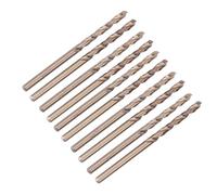 HEEPDD Jeu de Forets Hélicoïdaux en Cobalt à Lame M35, 1.0-5.0mm pour Le Perçage de Plaques d'acier, 10 Pièces, Choix de Mécanique Automobile (4,5 mm)
