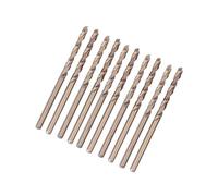 HEEPDD Jeu de Forets Hélicoïdaux en Cobalt à Lame M35, 1.0-5.0mm pour Le Perçage de Plaques d'acier, 10 Pièces, Choix de Mécanique Automobile (4mm)
