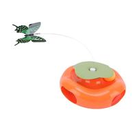 HEEPDD Jouet Automatique de Chat de Papillon, Prime et Matières Plastiques Sûres Tournant Le Jouet électrique D'individu de Jeu de Chat pour Différentes Tailles