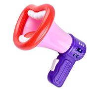 HEEPDD Jouet de Changeur de Voix pour Enfants à Bouton Multiple, Conception Forme Bouche, Longe Poignée Patin, Petite Matériau Plastique Portable, Facile à Saisir (Standard)