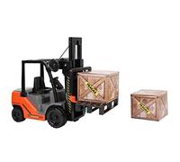 HEEPDD Jouet de Chariot élévateur à l'échelle 1:10, Action Coulissante Alimentée par Inertie, étagère à Hauteur Réglable, Direction Réaliste pour Les Jeunes Garçons, Plaisir de Jeu avec Modèle en