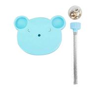 HEEPDD Jouet de Distributeur de Gâterie pour Chats, Gaspillage de Piste à Balle en Plastique en Plastique pour Les Chats Intérieurs et Les Petits Chiens (Blue)