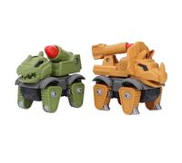 HEEPDD Jouet Dinosaure à Démonter, Ensemble de Construction éducatif pour Enfants, Développe la motricité Fine avec la Conception Interactive de la Voiture Dinosaure