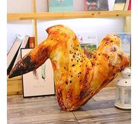 HEEPDD Jouet en Peluche Cuisse de Poulet Simulation, Coussin Pilon Frit (2) | Peluche Douce et Rembourrage en Coton PP, Design Réaliste Double Face, adapté à la Décoration du canapé, de la Voiture, du