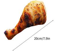HEEPDD Jouet en Peluche Cuisse de Poulet Simulation, Coussin Pilon Frit | Peluche Douce et Rembourrage en Coton PP, Design Réaliste Double Face, adapté à la Décoration du canapé, de la Voiture, du