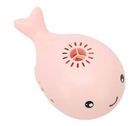 HEEPDD Jouet Interactif de Balle Flottante de Baleine, Jouet de Bain activé par l'eau Rechargeable par USB, Balle de Jeu Sensorielle Lumineuse en Plastique 11 X 6,5 Cm pour Bébés, Tout-Petits, (Pink)