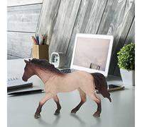 HEEPDD Jouet Modèle de Cheval, Figurine de Cheval en Plastique avec des Détails Réalistes pour Les Enfants et Les Jeux éducatifs, env. 15x10cm (Blanc du Tennessee)