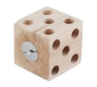 HEEPDD Jouet Perroquet en Bois Durable pour Les Perruches Calopsittes Sûres, Soulage L'ennui, Convient à la Mastication (9 cm)