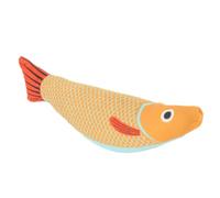 HEEPDD Jouet pour chat en forme de poisson en sauce, jouet interactif à son froissé pour chaton d'intérieur - Fournitures d'exercice réalistes en forme de poisson marin - Bâton d'entraînement à mâcher
