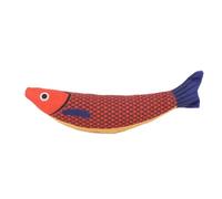 HEEPDD Jouet pour chat en forme de poisson en sauce, jouet interactif à son froissé pour chaton d'intérieur - Fournitures d'exercice réalistes en forme de poisson marin - Bâton d'entraînement à mâcher