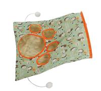 HEEPDD Jouet Tunnel pour Chat, Motif de Tunnels et Bruit de Bruissement, Tunnel Pliable à 3 Couches avec 3 Balles en Peluche, pour Le Jeu et l'exploration des Chats d'intérieur, Jouet pour Chat,