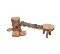 HEEPDD Jouets en Bois Jouet Hamster, en Bois Chinchilla activité de Jeu de Terrain de Terrain pour Animaux de Compagnie Nan Animaux