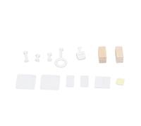 HEEPDD Kit D'accessoires de Poussoir de Bouton Intelligent, Outils Multifonctionnels en Plastique et en Bois avec Bloc de Bois, pour Dispositifs de Tige de Commutation Intelligents,