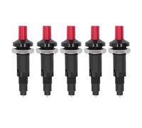 HEEPDD Kit de Boutons Poussoirs D'allumage Piézo-électrique 5 Pièces, Briquet de Chauffage à Gaz avec Une Prise de Sortie, Allumeur de Barbecue pour Poêle de Camping et Appareil de