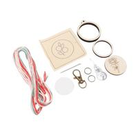 HEEPDD Kit de Couverture de Cerceau à Broderie, Artisanat à Plusieurs Usagers pour Débutants, contreplaqué Premium, activité Créative Amusante pour les Enfants et les Adultes
