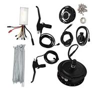 HEEPDD Kit de moteur de roue arrière de vélo, dissipateur de chaleur, panneau M3 36 V 500 W, kit de conversion pour modification (pour rayons de jante de 66 cm)