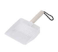 HEEPDD Kit de Pelle à Litière pour Chat en Acier Inoxydable avec Support et Brosse, Pelle à Déjections Amovibles, Tamisage et Nettoyage Faciles, Accessoires Efficaces pour Bac à Litière, Soignée Nan