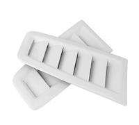 HEEPDD Kit de Pelles de Ventilation pour Capot de Voiture, 2 Pièces, ABS Noir Brillant, évents de Capot, Adhésif Double Face, Chaleur pour RS MK2, Mise à Niveau Extérieure (1)