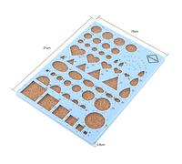HEEPDD Kit de Quilling en Papier, 4 Couleurs en Papier Artisanat Quilling Toolt Wild Wember Willing Outils Fournit Inclure le Gabarit de Planche épingles de Pincement (BLUE)