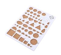 HEEPDD Kit de Quilling en Papier, 4 Couleurs en Papier Artisanat Quilling Toolt Wild Wember Willing Outils Fournit Inclure le Gabarit de Planche épingles de Pincement (WHITE)