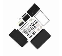 HEEPDD Kit de Remplacement de Boîtier pour 3DS XL, Pièces de Boîtier Complètes et Outils pour la Réparation de la Console, Facile à Utiliser, Ensemble Complet pour Les Joueurs (Black)