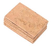 HEEPDD Kit de Remplacement de Feuille de Liège pour Saxophone 10 Pièces, Matériau Flexible pour Réparation des Articulations du Cou Alto Soprano Tenor 2,4x1,6x0,08 Pouces, étanchéité, Résistant au