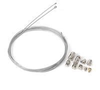 HEEPDD Kit de Réparation de Câble de Frein de Moto en Alliage d'aluminium, Jeu de Mamelons d'accélérateur 'embrayage Intérieur, Câble Universel de 82 Pouces pour les Conducteurs de Réparation